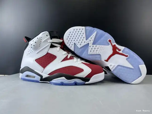 Kick Theory JORDAN RETRO 384664-160 AIR 6 'CARMINE' 2014 0618